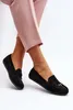 Damen Klassische Schwarze Wildleder Mokassins Ontala 37 Produktbild-Vorschau 10