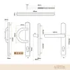 Premium Drückergarnitur Victory DHS 92mm - Rechteckig - Produktbild-Vorschau 2
