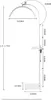 LED Beauty Lampe dimmbar höhenverstellbar U-Bogen Stehlampe Produktbild-Vorschau 9