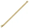 7mm Armband Armkette Panzerarmband 585 Gold Gelbgold 21cm Produktbild-Vorschau 3