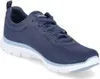 A single blue athletic shoe is shown against a white background. Voir les images du produit