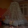 Betthimmel-Moskitonetz mit fluoreszierenden Sternen fš¹r Produktbild-Vorschau 4