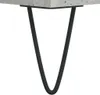 A close-up of a table leg attached to a table top. Produktbild-Vorschau