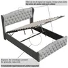 Fortuna Lai Boxspringbett 160x200 cm Doppelbett mit Produktbild-Vorschau 5