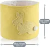 com-four® 3x Oster-Übertopf - Osternest mit Osterhase zum Produktbild-Vorschau 6