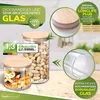 freshmaster Vorrats-Set Aufbewahrung I 6 Vorratsdosen Glas Produktbild-Vorschau 3
