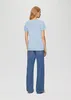 QS Damen 2162977 T-Shirt V-Neck, Hellblau, XL EU Produktbild-Vorschau 7
