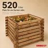 Holzkomposter Garten ONBEST | 520 Liter | 100x100x72 cm | Produktbild-Vorschau 2
