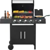 El Fuego Gasgrill "San Angelo" 4 + 1 Brenner aus Edelstahl Produktbild-Vorschau 15