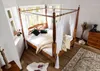 MASSIVMOEBEL24.DE Himmelbett Akazie 180x200x224 honig Produktbild-Vorschau 2