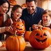 Halloween Kürbis Schnitzset 7-teilig mit 6 Schablonen Produktbild-Vorschau 4