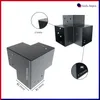 GeZu Impex Pfostenecke 3 Balken 81 x 81 mm Anthrazit Produktbild-Vorschau 2