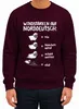 Sudaderas y jerséis uni, color burdeos, talla M. Diseño con Vista previa de la imagen del producto 2