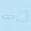 90° Bogen horizontal : 125 (220x55) System: 125 (220x55) Produktbild-Vorschau 4