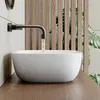 HOROW 46x33 cm Oval Aufsatzwaschbecken Keramik Waschale Produktbild-Vorschau 6