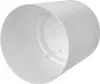 A white cylindrical object, likely a planter or a duct component, is shown against a white background. Produktbild-Vorschau