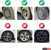16" Zoll Radkappen Schwarz Radzierblenden Radblenden Produktbild-Vorschau 4
