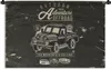MuchoWow® Wandteppich Wandbehang Auto - Oldtimer - Briefe Produktbild-Vorschau 1