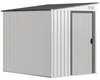 Outsunny Metall Gerätehaus 2,81m² 154x206,5x181 cm Produktbild-Vorschau 1