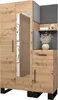 Garderobe ARTIN Set 16 mit gepolsterten Paneelen Industrial Produktbild-Vorschau 1
