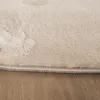 Volero - Flauschiger Teppich Rund - Cozy Beige - Ø 120cm - Produktbild-Vorschau 4