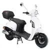 Motorroller Massimo 50ccm 45 km/h Euro 5, perlenweiß matt Produktbild-Vorschau 4