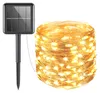 BRAINZAP LED Solar Draht Lichterkette IP65 Außen Garten Produktbild-Vorschau 1