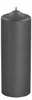 Fink CANDLE, metallic Stumpenkerze, Paraffin, schwarz, L. 8 Produktbild-Vorschau 2