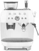 SMEG EGF03WHEU Espressomaschine mit Mahlwerk weiß 50`s Produktbild-Vorschau 1