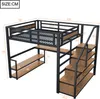 Łóżko na poddaszu Merax Entagenbett 140x200cm, łóżko na Podgląd zdjęcia produktu 6