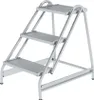 Arbeitspodest einseitig begehbar | 3 Stufen | Aluminium Produktbild-Vorschau 1