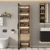 okwish Vetrina (media), Armadio da bagno, Armadio alto con Anteprima dell’immagine prodotto 9