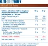 A nutrition facts label for a protein powder. Produktbild-Vorschau
