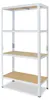 shelfplaza HOME 200x75x40 cm scaffale pesante in bianco con Anteprima dell’immagine prodotto 6