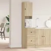 vidaXL Armadio da cucina con ripiano Beige 35 x 50 x 180 cm Anteprima dell’immagine prodotto 2