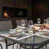 Tavolo da giardino rettangolare 150x90 in acciaio con piano Anteprima dell’immagine prodotto 3