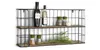 LIFA LIVING Wandregal Malaga | Metall & Holz | ca. 66,5 x Produktbild-Vorschau 1