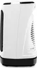A side view of a white and black ceramic heater. Podgląd zdjęcia produktu