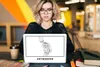 MuchoWow® Laptop Aufkleber Sticker Cover Karte - Antwerpen Produktbild-Vorschau 5