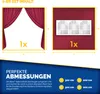 tillvex® 2X boční stěna červená pro pavilon 3x3m & 3x6m | Náhled obrázku produktu 6