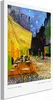 Italienischer Leinwand Leinwandbild - Cafe at Night (1 Produktbild-Vorschau 1