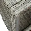 vidaXL Whirlpool-Umrandung Grau Poly Rattan Produktbild-Vorschau 7