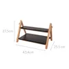 KESPER Etagere 2stöckig Platten Schiefer 45x6x31cm Produktbild-Vorschau 6