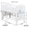 Baby-Delux Babyzimmer Prince Babybett 120x60 Wickelkommode Produktbild-Vorschau 5