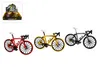 Miniatur Rennrad schwarz/rot/gelb 17cm 3fach sortiert Produktbild-Vorschau 1