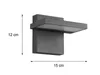 TRIO LED Wandl. HORTON 8W 3000K IP54 anth. Produktbild-Vorschau 4