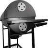 Profi Smoker Grillwagen, Holzkohlegrill aus Stahl, XXL Produktbild-Vorschau 7