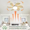 ZMH Ventilatore da soffitto con luce e telecomando Anteprima dell’immagine prodotto 17