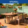 DanDiBo 2x nohy stolu z nerezové oceli 72 x 72 cm rám stolu Náhled obrázku produktu 11