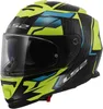 LS2 FF800 Storm II Tracker Helm, schwarz/neon-gelb, S  Produktbild-Vorschau 2